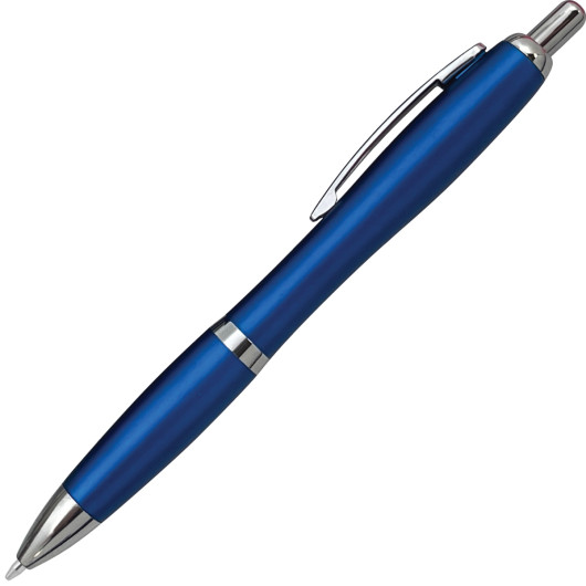 Blue Cara Plastic Ballpoint Pens